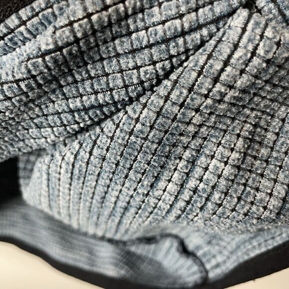 PRANA 1/4-Zip Pullover Mens XL Striped Waffle Sweatshirt Base Layer Blue - Picture 6 of 10